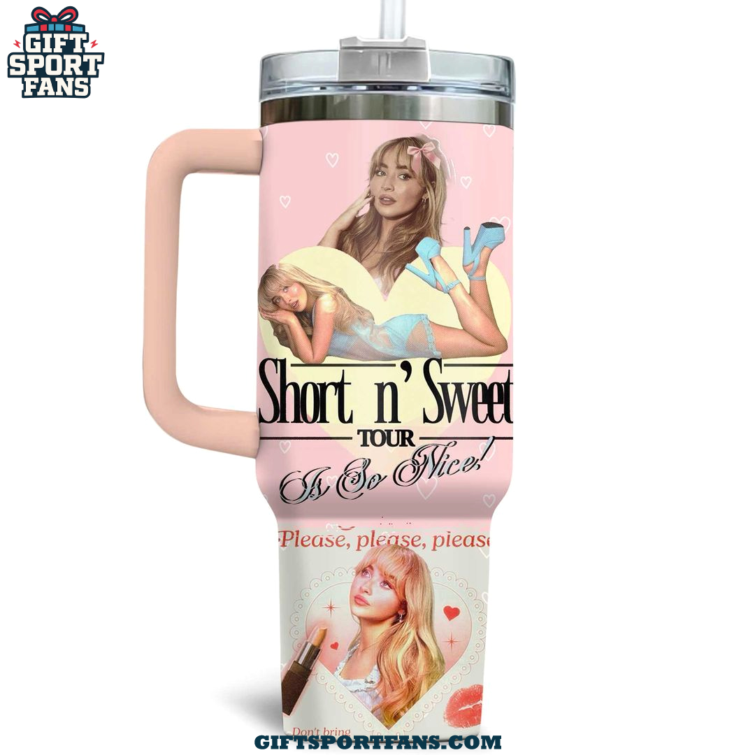 Short n' Sweet Tour 2025 Special Tumbler Short n' Sweet Tour 2025 Special Tumbler