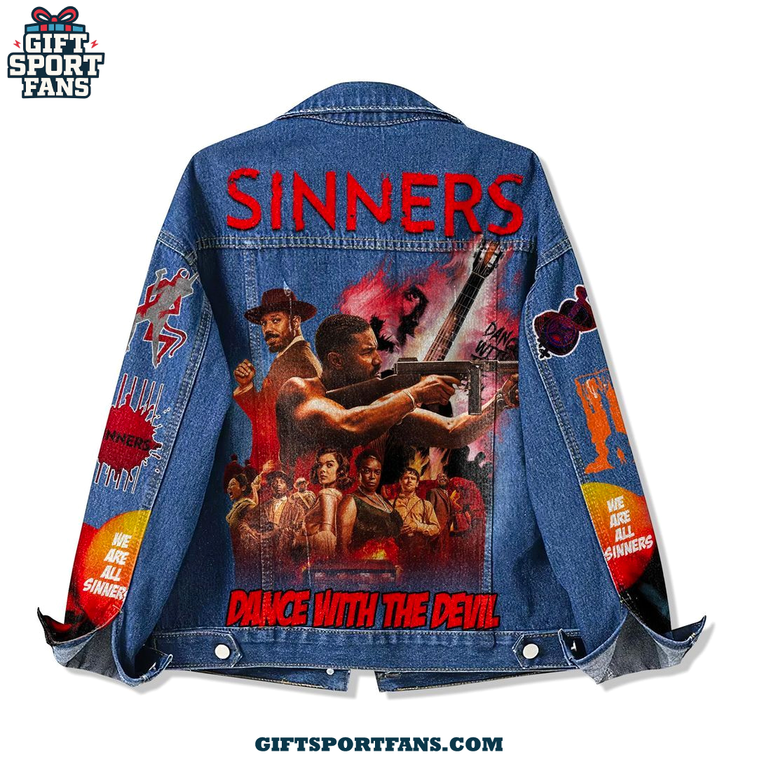 Sinners Dance With The Devil 2025 Demin Jacket Sinners Dance With The Devil 2025 Demin Jacket