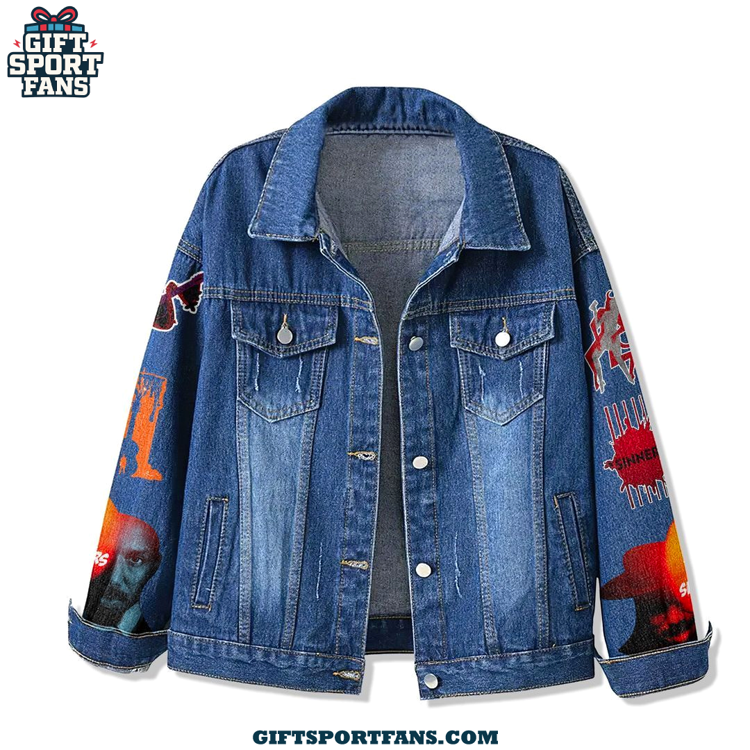 Sinners Dance With The Devil 2025 Demin Jacket Sinners Dance With The Devil 2025 Demin Jacket