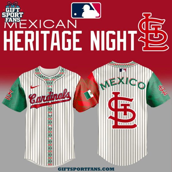St. Louis Cardinals MLB x Mexican Heritage Night 2025 Jersey