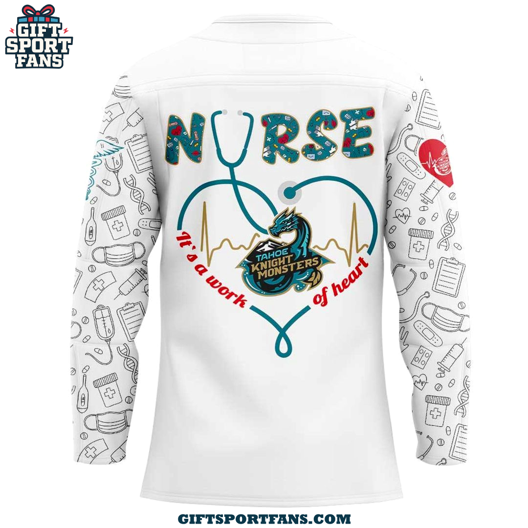 Tahoe Knight Monsters Nurses Appreciation 2025 Hockey Jersey Tahoe Knight Monsters Nurses Appreciation 2025 Hockey Jersey