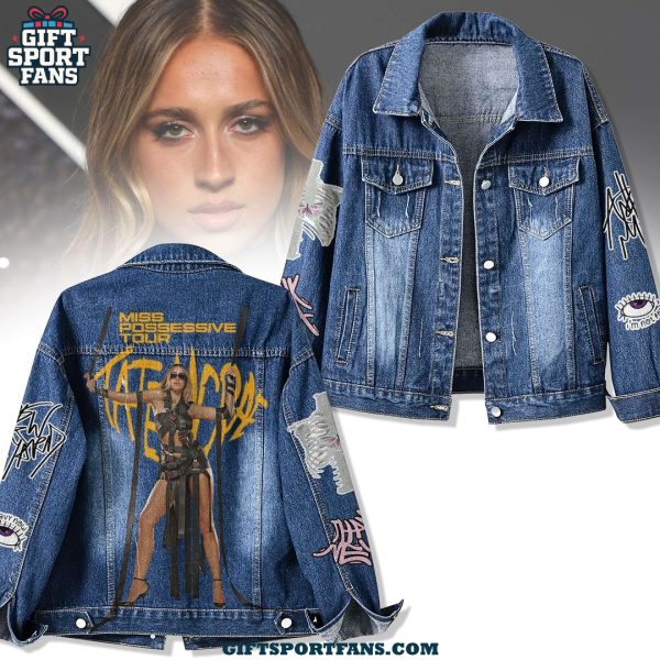 Tate McRae Miss Possessive Tour 2025 Demin Jacket