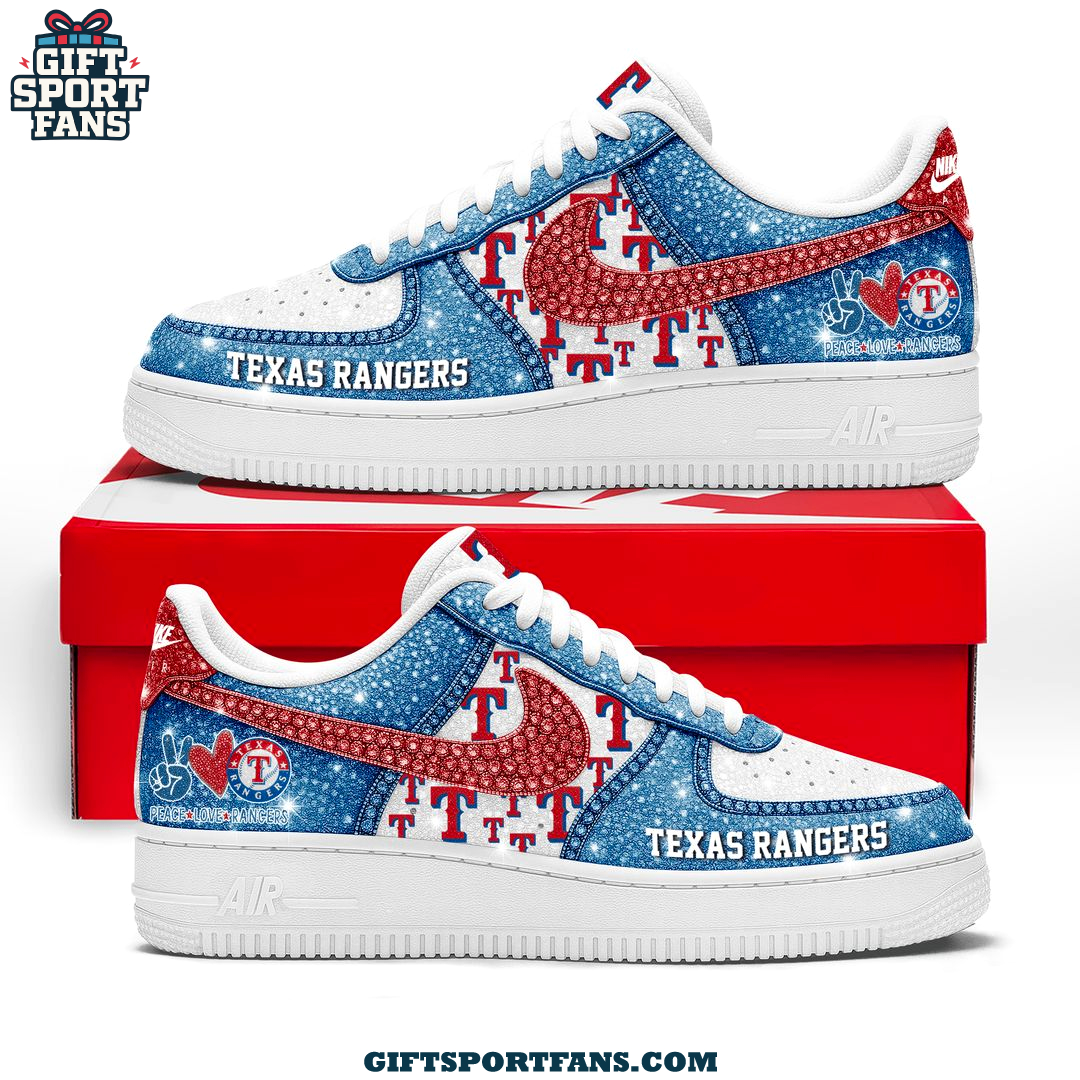 Texas Rangers Peace Love Rangers Air Force 1 Texas Rangers Peace Love Rangers Air Force 1