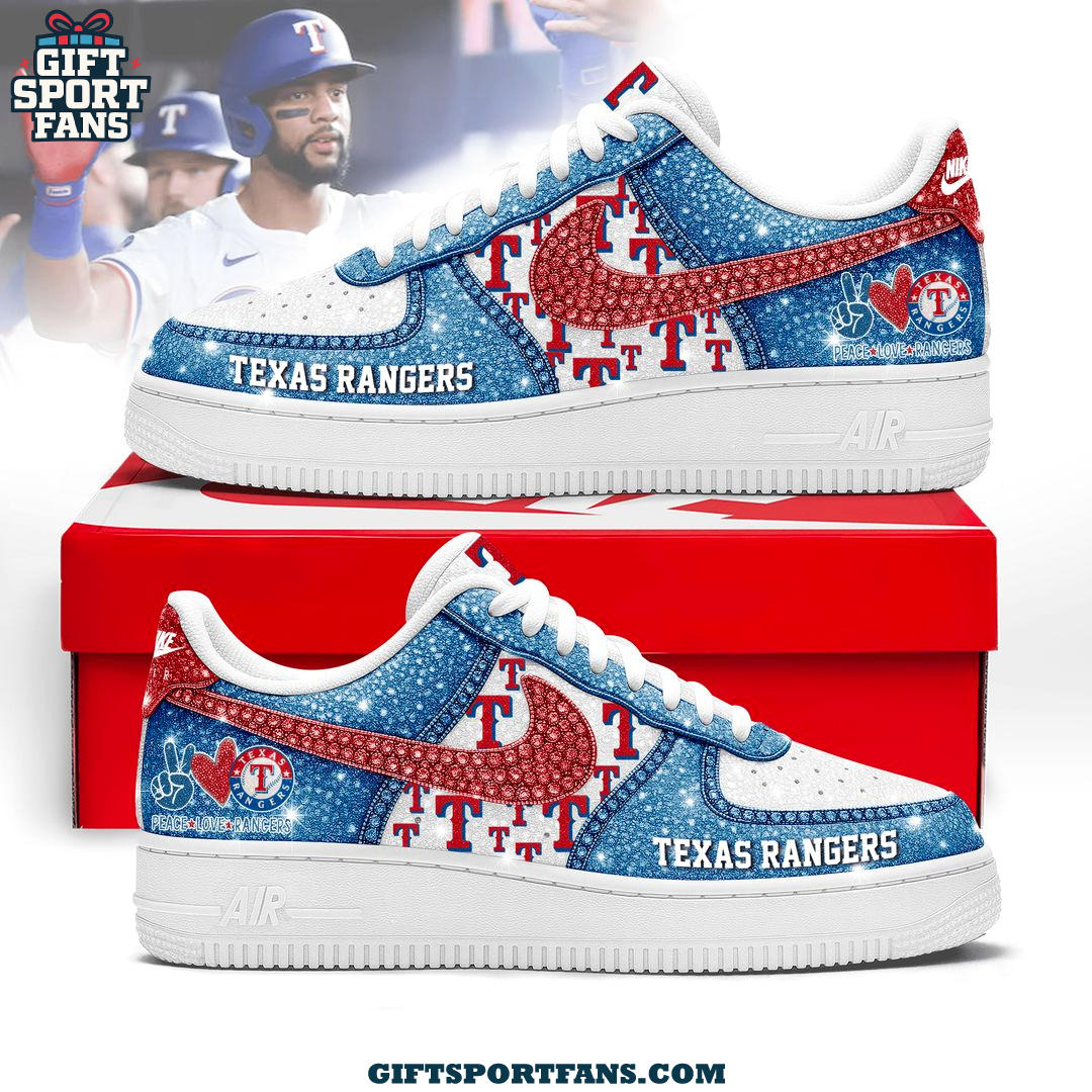 Texas Rangers Peace Love Rangers Air Force 1 Texas Rangers Peace Love Rangers Air Force 1