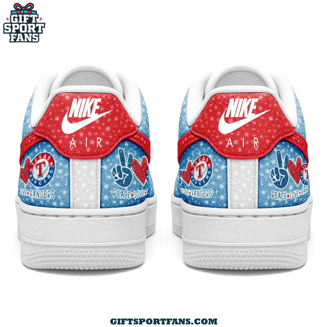 Texas Rangers Peace Love Rangers Air Force 1 Texas Rangers Peace Love Rangers Air Force 1