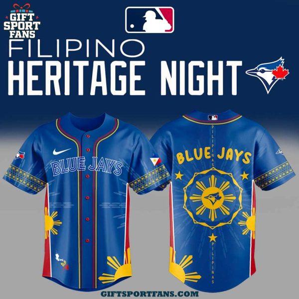 Toronto Blue Jays Filipino Heritage Night 2025 New Jersey Cap