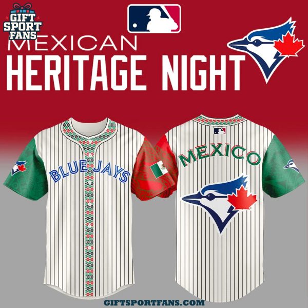 Toronto Blue Jays Mexican Heritage Night 2025 Jersey