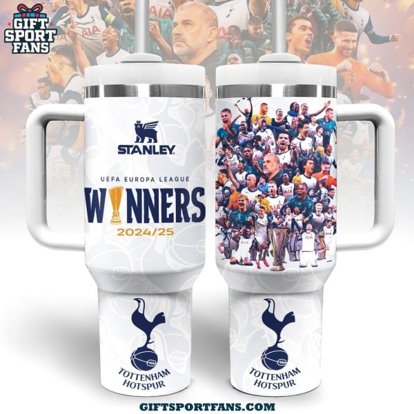 Tottenham Hotspur 2025 Winners UEFA Europa League Tumbler