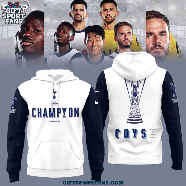 Tottenham Hotspur Europa League Champion 2025 For Fans Hoodie