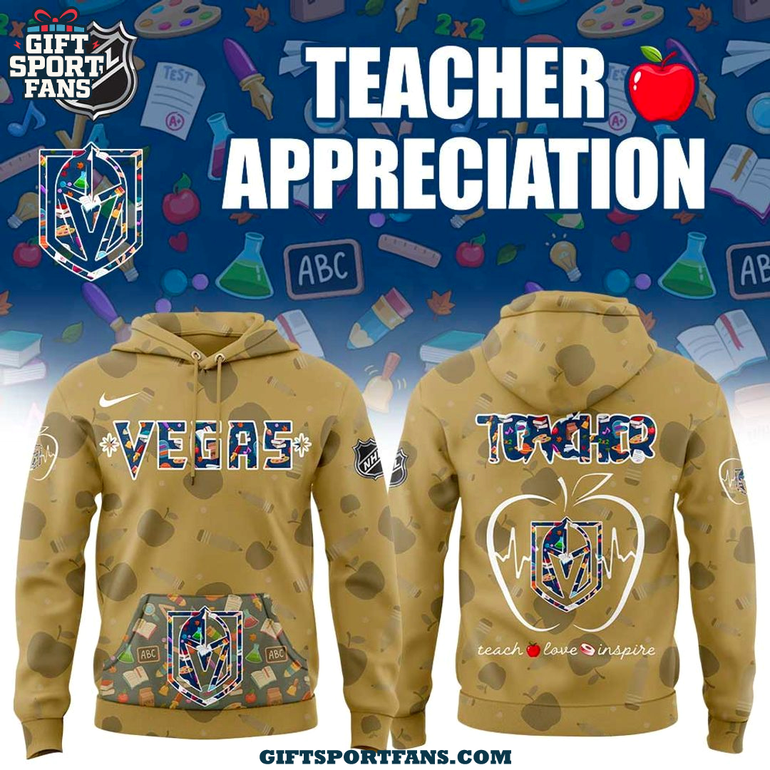 Vegas Golden Knights Teacher Appreciation 2025 Hoodie Vegas Golden Knights Teacher Appreciation 2025 Hoodie