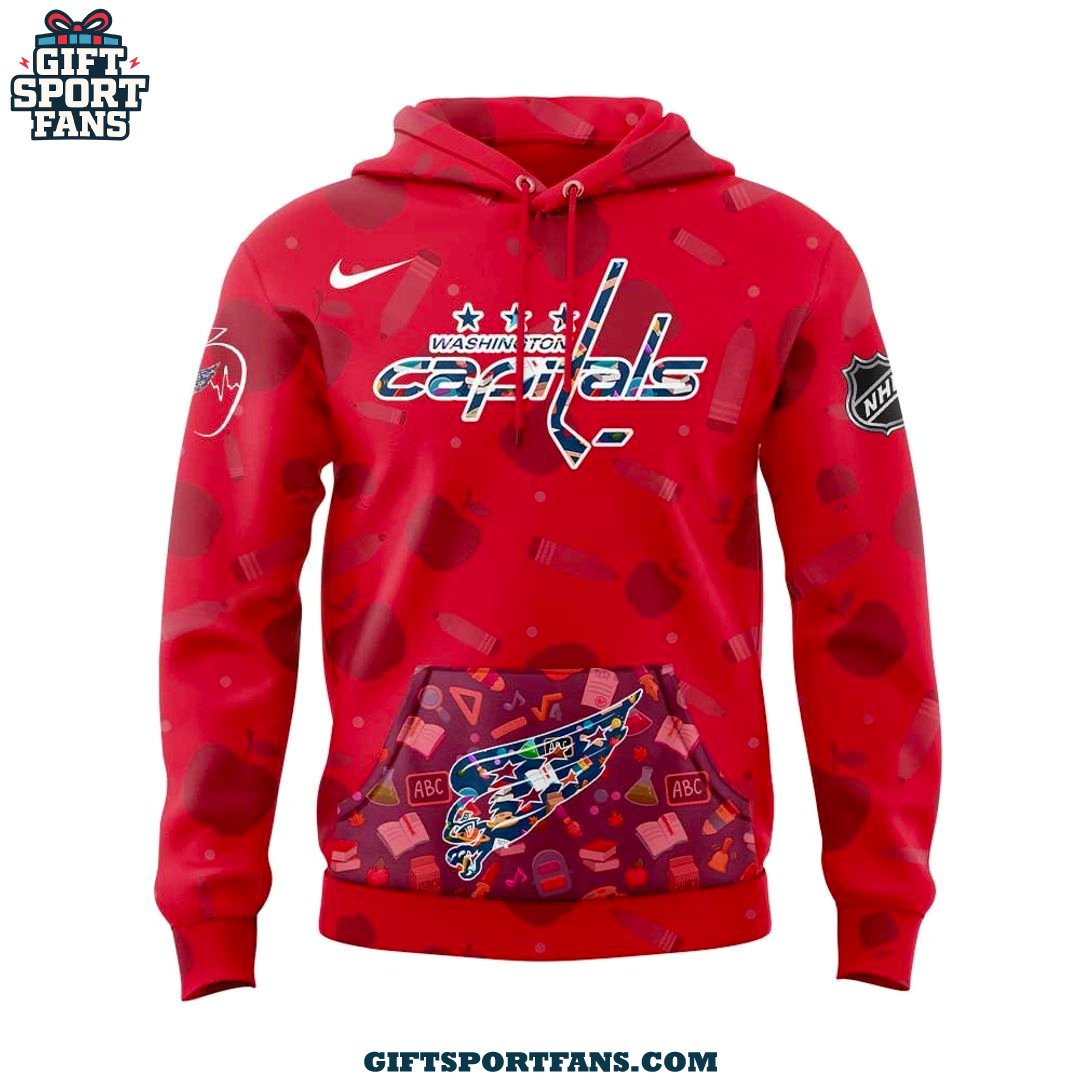 Washington Capitals Teacher Appreciation 2025 Hoodie Washington Capitals Teacher Appreciation 2025 Hoodie