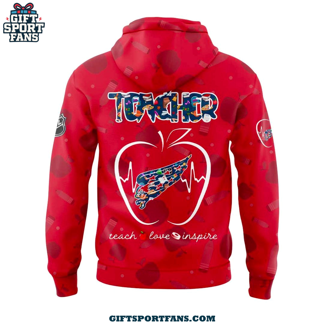 Washington Capitals Teacher Appreciation 2025 Hoodie Washington Capitals Teacher Appreciation 2025 Hoodie
