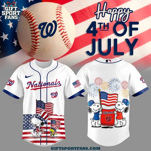 Washington Nationals x Snoopy 4th Off July 2025 New Jersey Cap