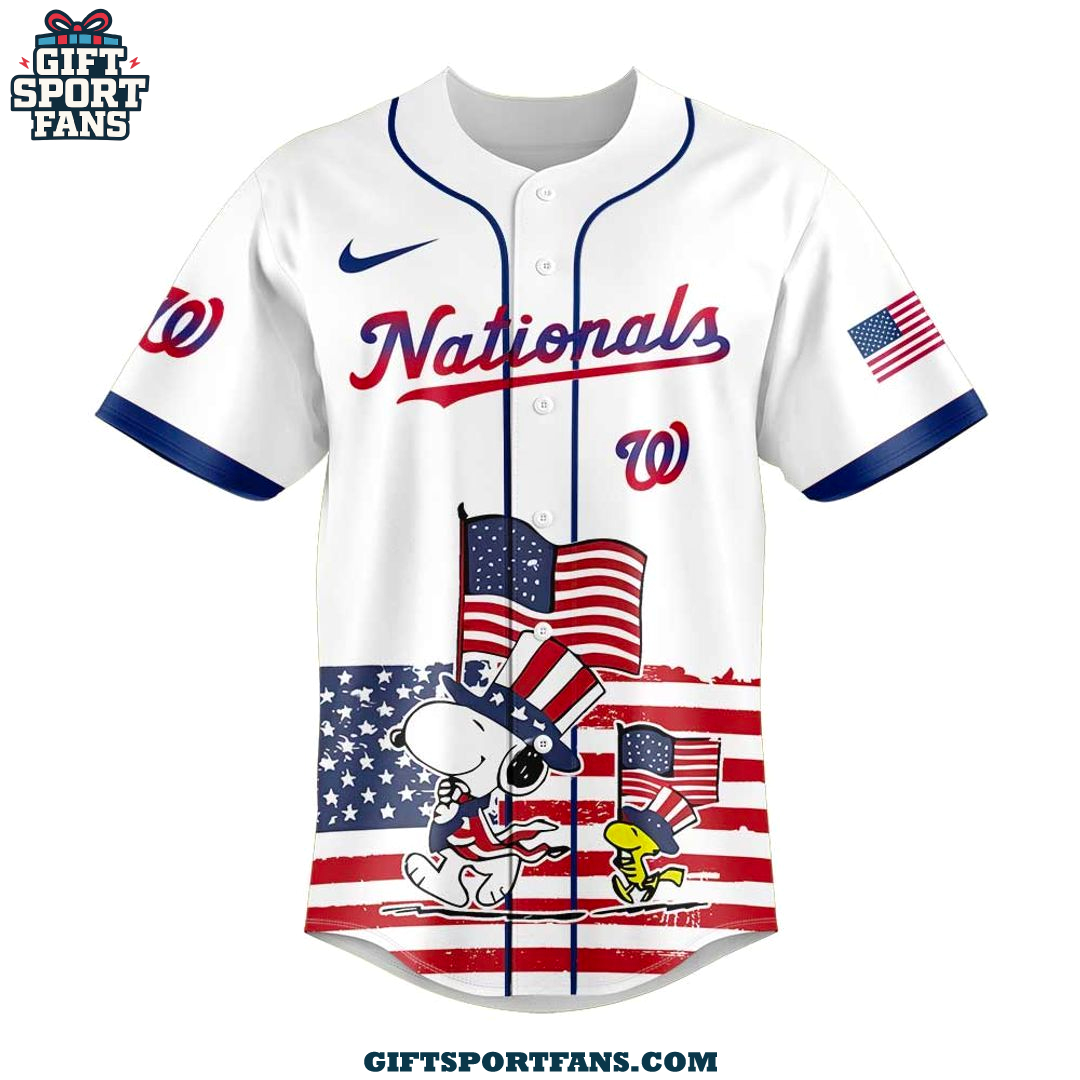 Washington Nationals x Snoopy 4th Off July 2025 New Jersey Cap Washington Nationals x Snoopy 4th Off July 2025 New Jersey Cap