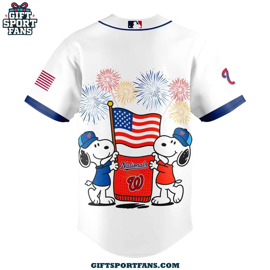 Washington Nationals x Snoopy 4th Off July 2025 New Jersey Cap Washington Nationals x Snoopy 4th Off July 2025 New Jersey Cap
