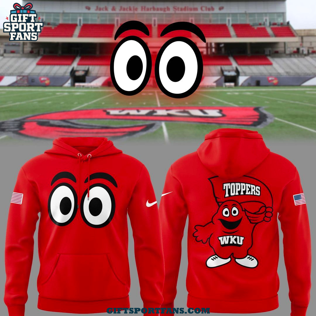 WKU Toppers 2025 Special Red Hoodie WKU Toppers 2025 Special Red Hoodie