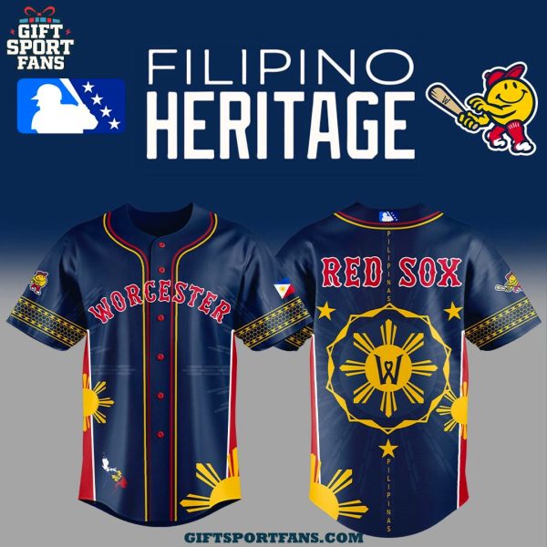 Worcester Red Sox Filipino Heritage Night 2025 Special Jersey