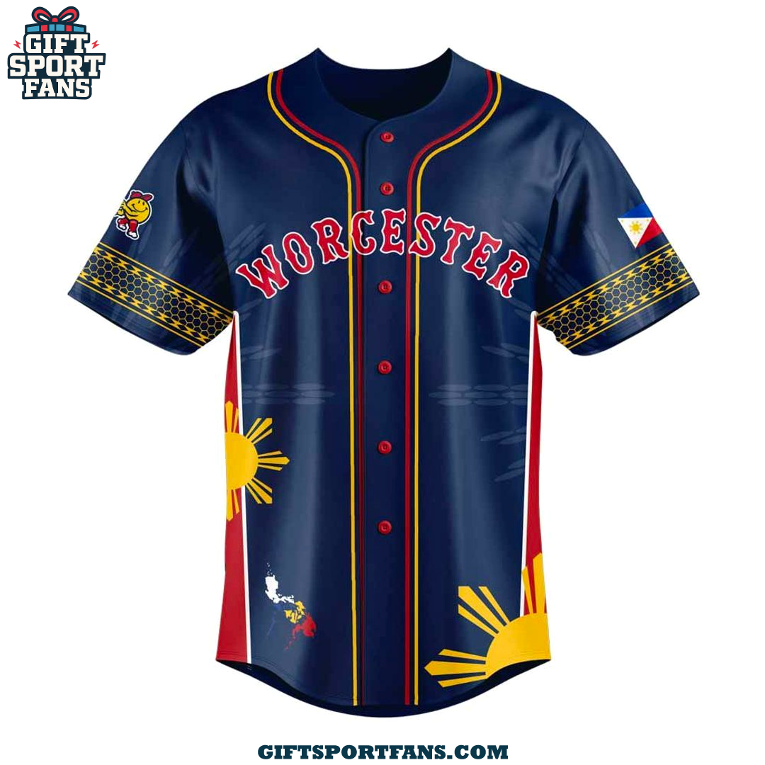 Worcester Red Sox Filipino Heritage Night 2025 Special Jersey Worcester Red Sox Filipino Heritage Night 2025 Special Jersey