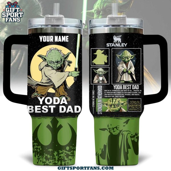 Yoda Star Wars Best Dad 2025 Tumbler