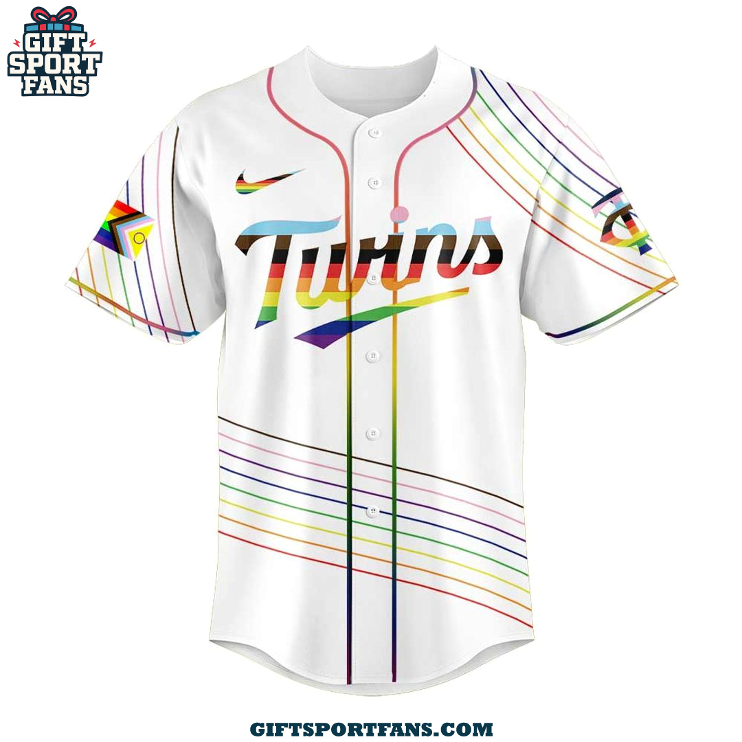 Minnesota Twins Celebrating Pride Month 2025 Jersey Minnesota Twins Celebrating Pride Month 2025 Jersey