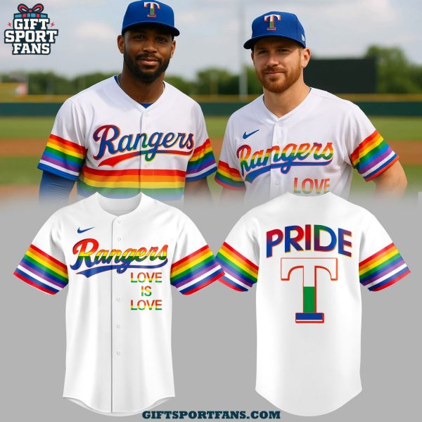 Texas Rangers Pride Night 2025 Special Baseball Jersey