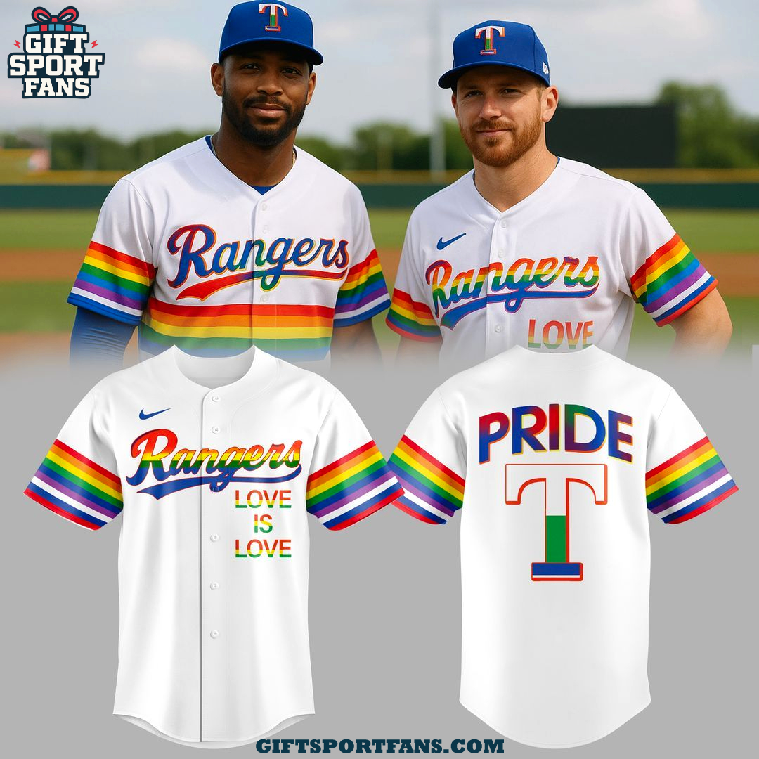 Texas Rangers Pride Night 2025 Special Baseball Jersey Texas Rangers Pride Night 2025 Special Baseball Jersey