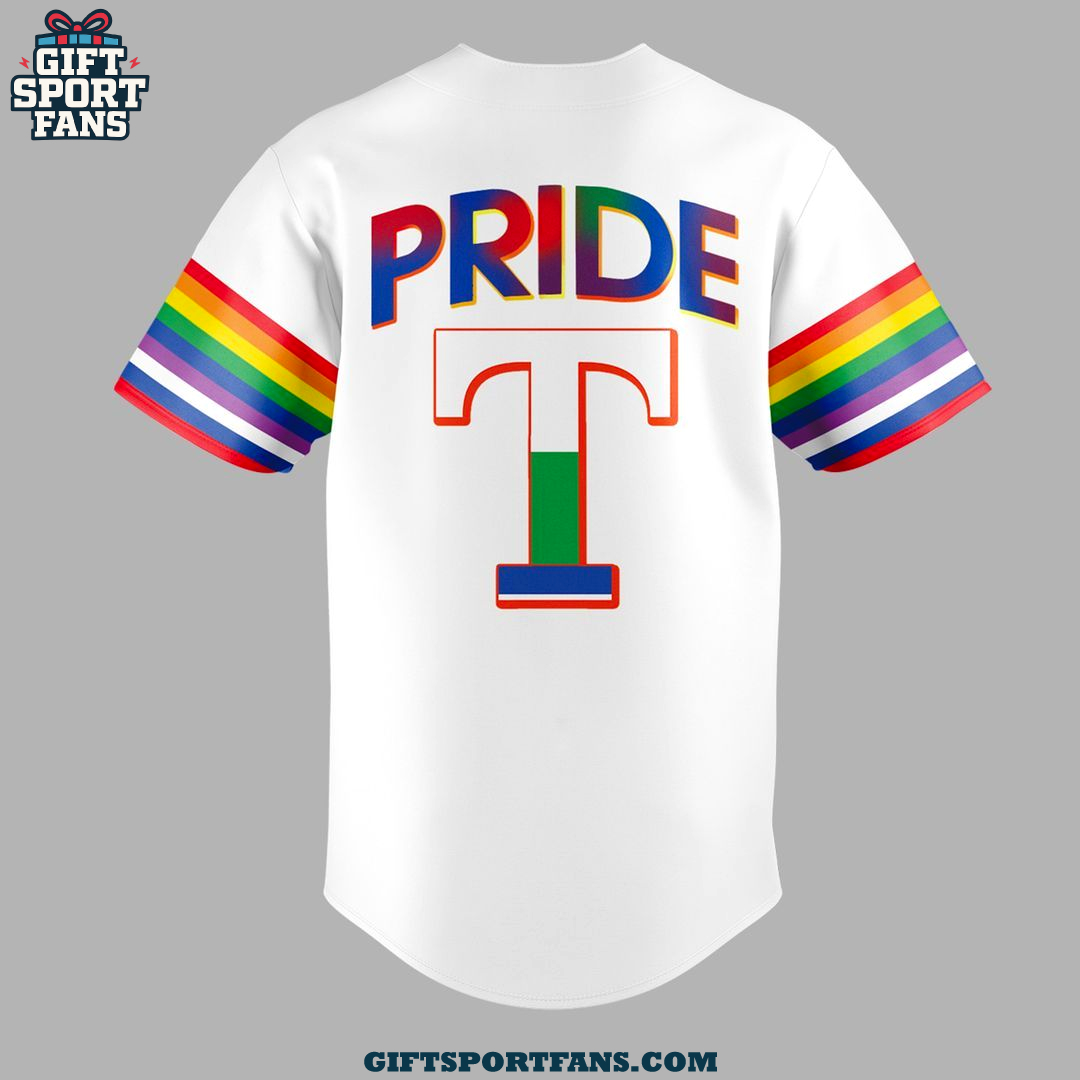 Texas Rangers Pride Night 2025 Special Baseball Jersey Texas Rangers Pride Night 2025 Special Baseball Jersey